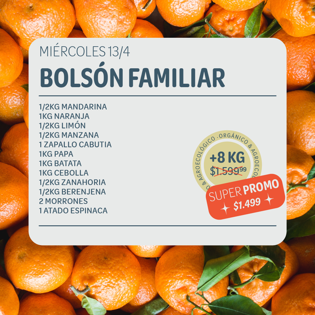 No te olvides de pedir tu bolsón